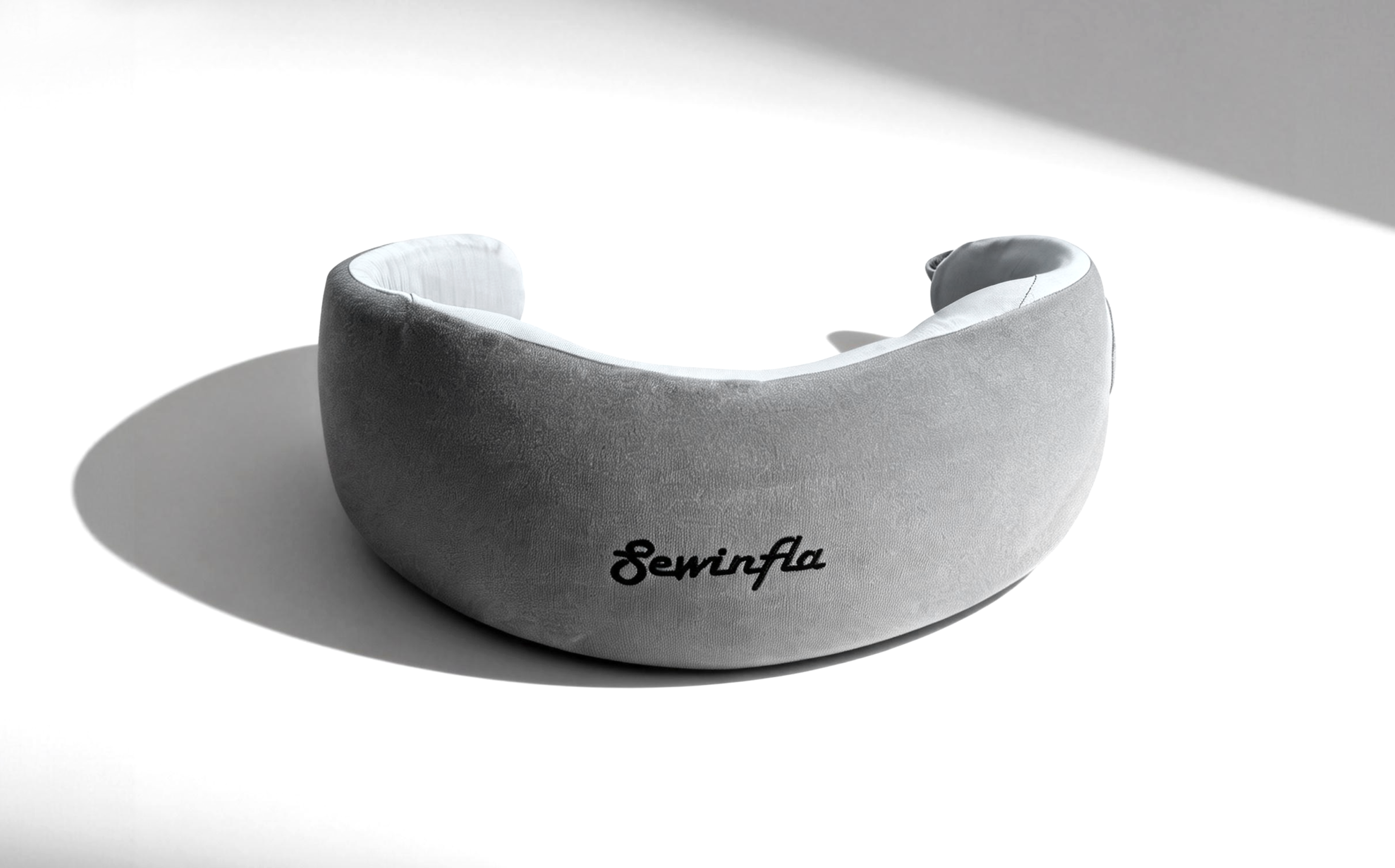 GR8BALANZ Ergonomic Memory Foam Neck Travel Pillow